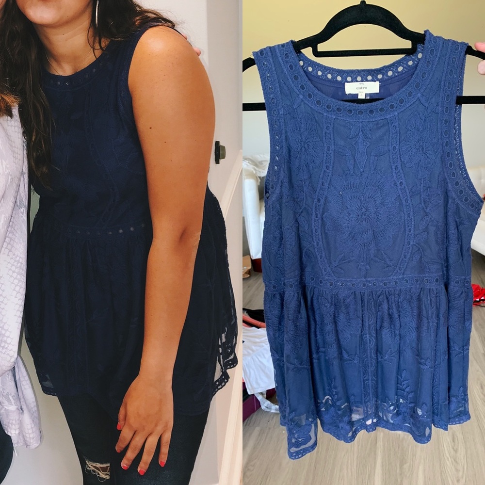 Blue tank